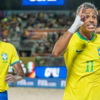 Imagem referente a De forma dramática, Brasil vence Itália no Mundial de futebol de praia