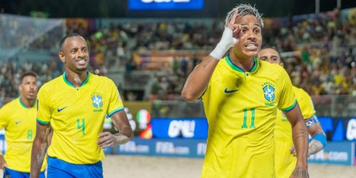 De forma dramática, Brasil vence Itália no Mundial de futebol de praia Imagem referente a De forma dramática, Brasil vence Itália no Mundial de futebol de praia
