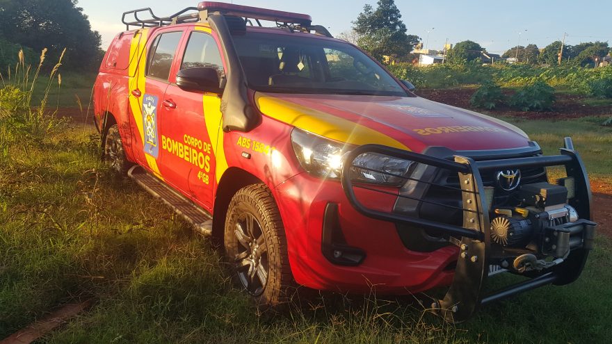 Bombeiros combatem incêndio ambiental próximo ao Ecopark Oeste