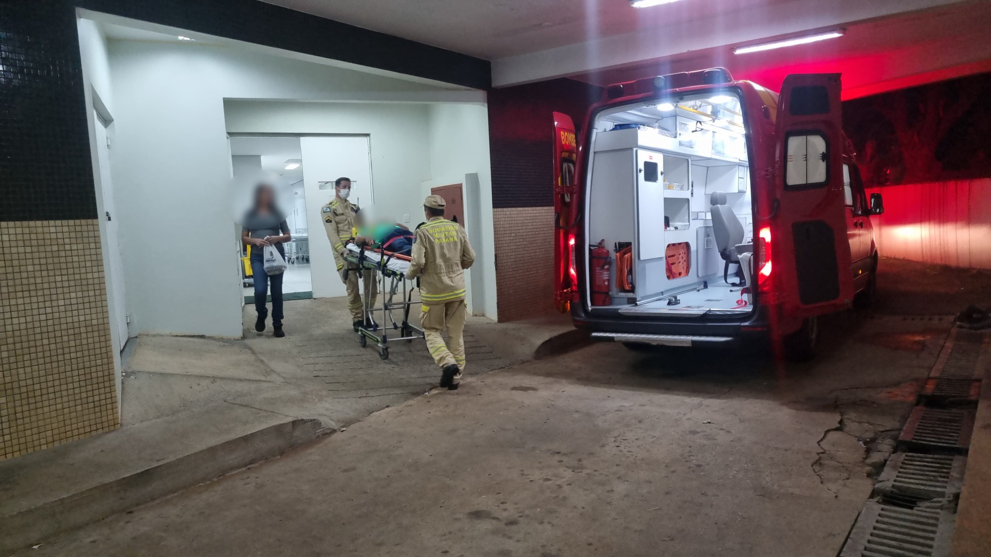 Homem fica ferido após acidente na Rua André de Barros