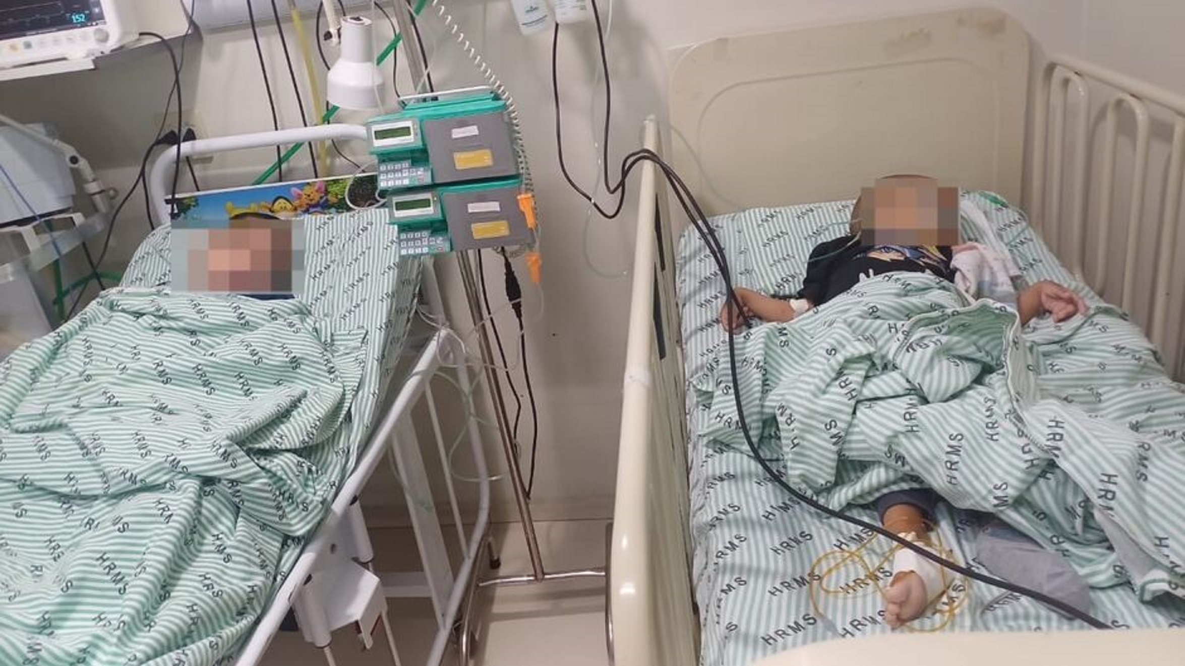 Luta contra o tempo: mãe desesperada busca vaga no CTI para filhos de 3 e 8 anos