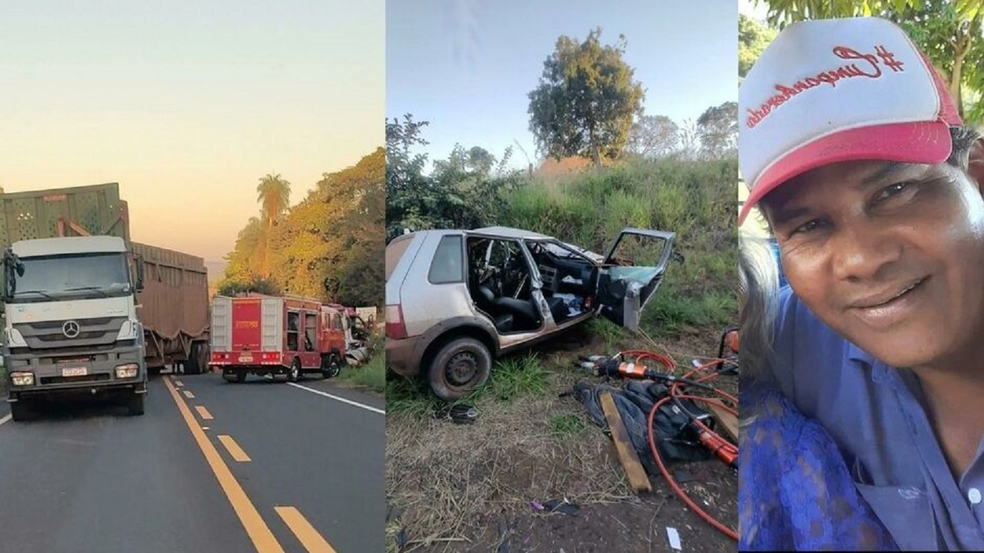 Morre motorista que bateu em carreta Morre motorista que bateu em carreta