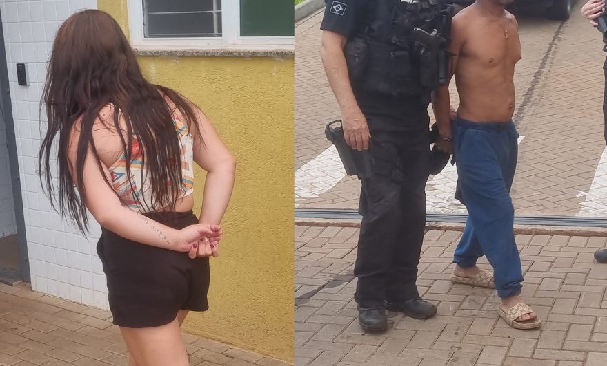 Presos em operação contra o tráfico de drogas chegam à Delegacia