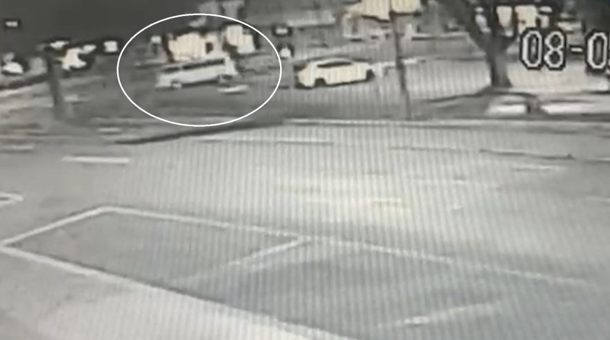 Câmera de segurança flagra furto de Kombi na Avenida Brasil