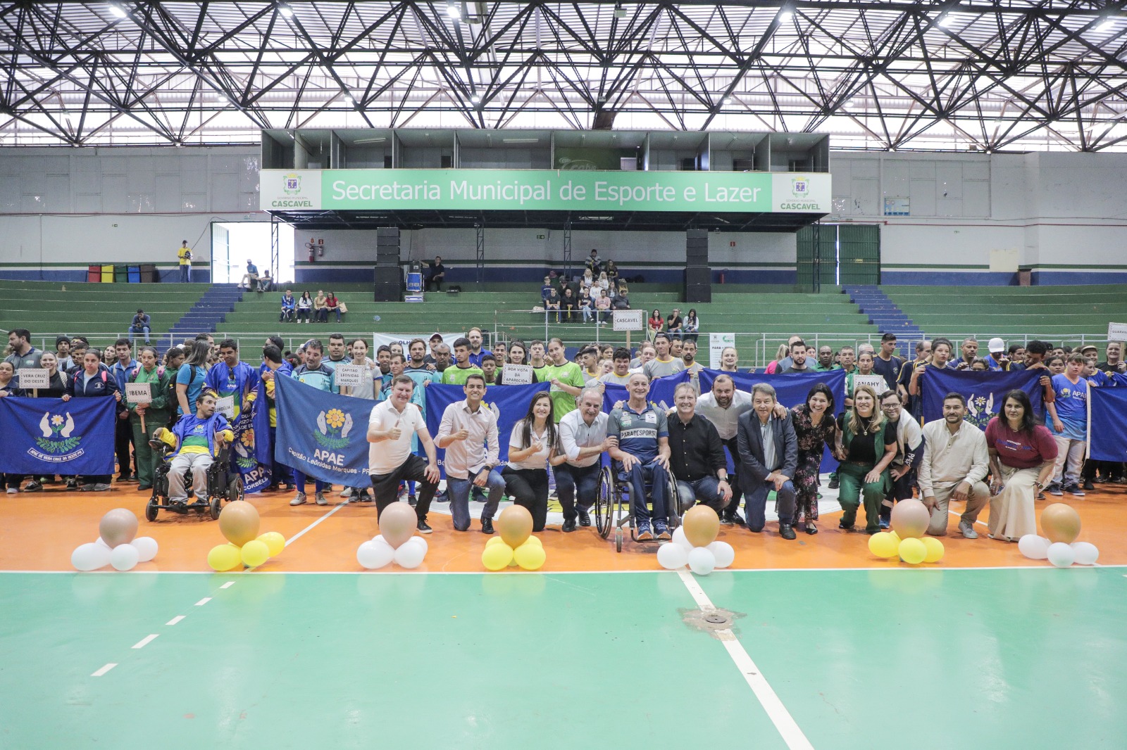 Cascavel sedia a 23ª Olimpíada Regional das Apaes em competição que une esporte e inclusão