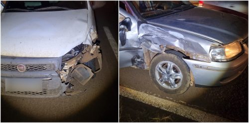 Mulher de 62 anos é socorrida após colisão frontal na BR-369 Imagem referente a Mulher de 62 anos é socorrida após colisão frontal na BR-369