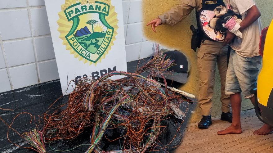 Tentou puxar o fio… e acabou puxando cadeia!