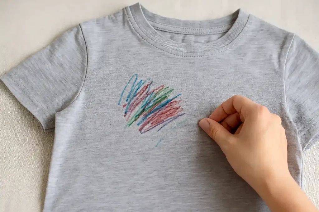 Veja 4 passos para tirar mancha de canetinha de roupa de criança