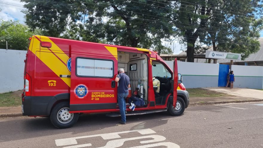 Menino de 13 anos é socorrido no Colégio Cívico Militar do XIV de Novembro