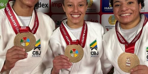 Brasileiras garantem três bronzes em 1º dia de Grand Slam de Judô Brasileiras garantem três bronzes em 1º dia de Grand Slam de Judô