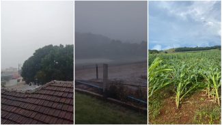 Temporal devasta Oeste do Paraná e ameaça avançar com a chegada de frente fria