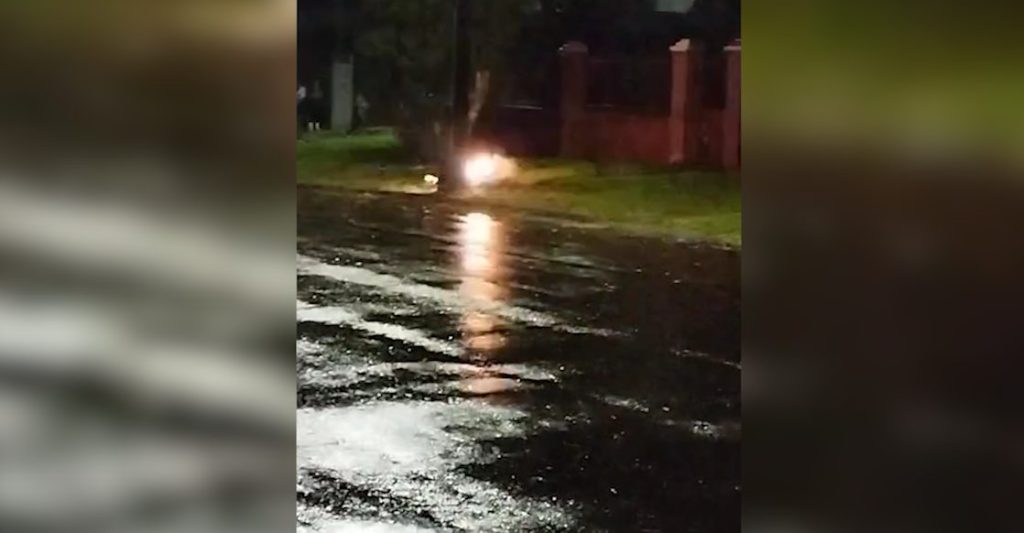 Morador registra corpo de homem pegando fogo antes da chegada do socorro