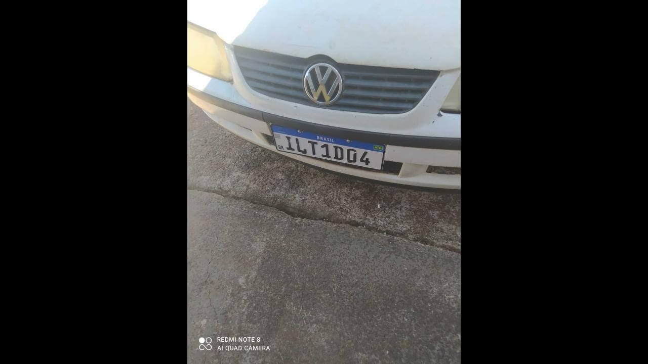 Foi perdido uma placa de Saveiro no bairro Brasmadeira