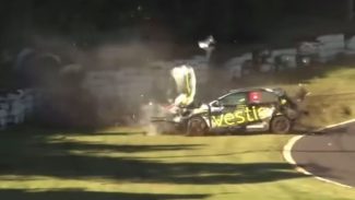 Grave acidente interrompe primeira corrida do Mbr em Cascavel