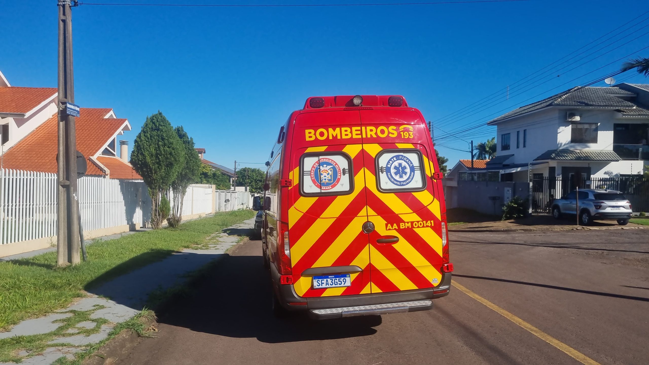 Idosa sofre queda e fica ferida no Maria Luiza