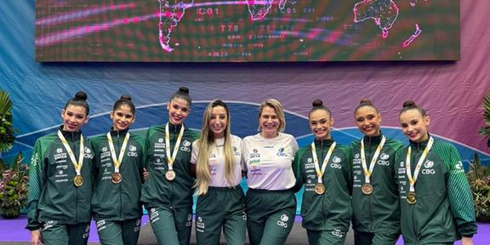 Ginástica Rítmica: Brasil fecha etapa da Copa do Mundo com três ouros Ginástica Rítmica: Brasil fecha etapa da Copa do Mundo com três ouros