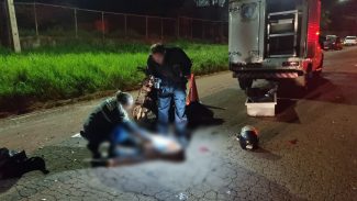 Prestes a ser pai, João Mário de Oliveira, de 25 anos, é a vítima fatal da colisão entre motos