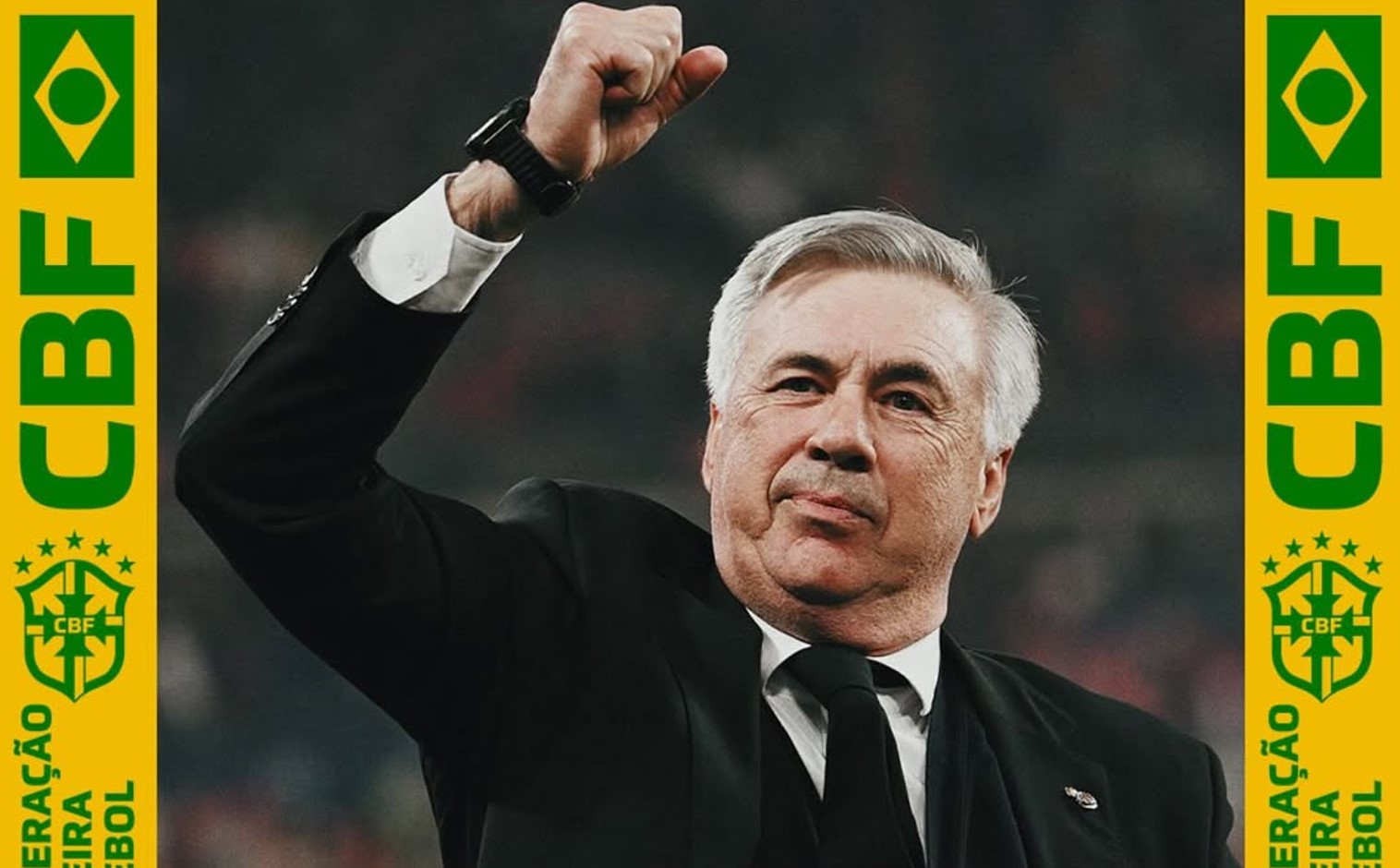 CBF anuncia Carlo Ancelotti como novo técnico da seleção brasileira