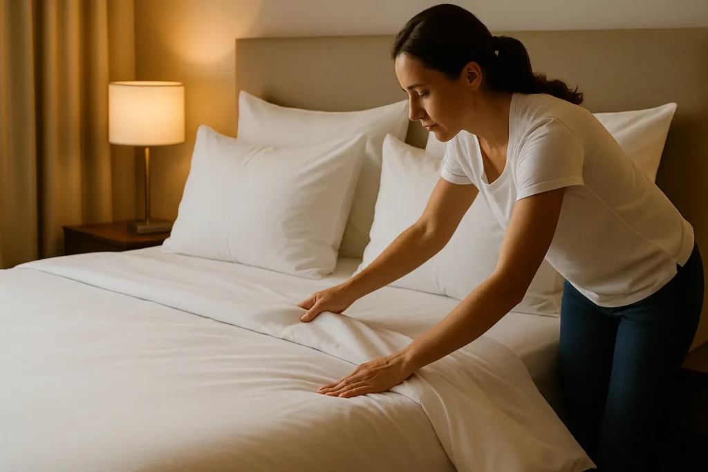Cama com sensação de lençol de hotel? Veja como reproduzir em casa