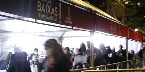 Com o frio, SP aciona operação para pessoas em situação de rua Imagem referente a Com o frio, SP aciona operação para pessoas em situação de rua