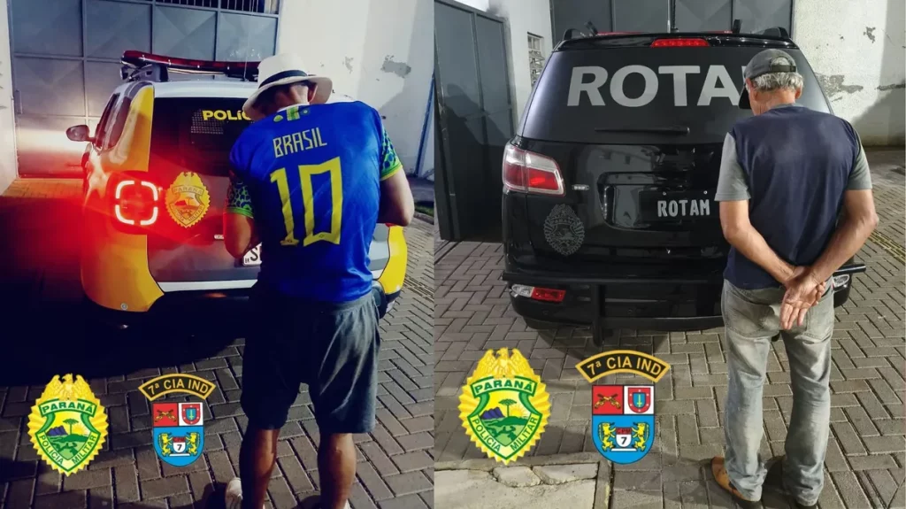Pai e filho são presos pela PM após perseguirem mulheres na rua Pai e filho são presos pela PM após perseguirem mulheres na rua