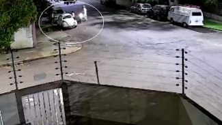 Câmera de segurança flagra execução de Leonardo Brito no Bairro Neva, em Cascavel