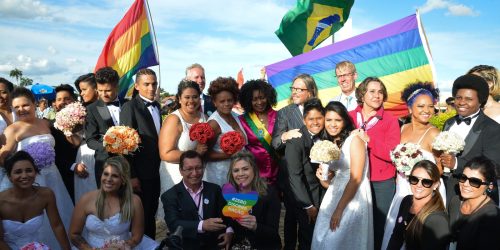 Casamento entre mulheres cresce 5,9% e é recorde em 2023, mostra IBGE Imagem referente a Casamento entre mulheres cresce 5,9% e é recorde em 2023, mostra IBGE