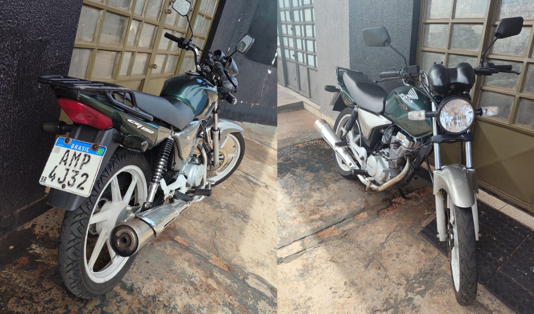 Motocicleta é furtada no Bairro Parque Verde
