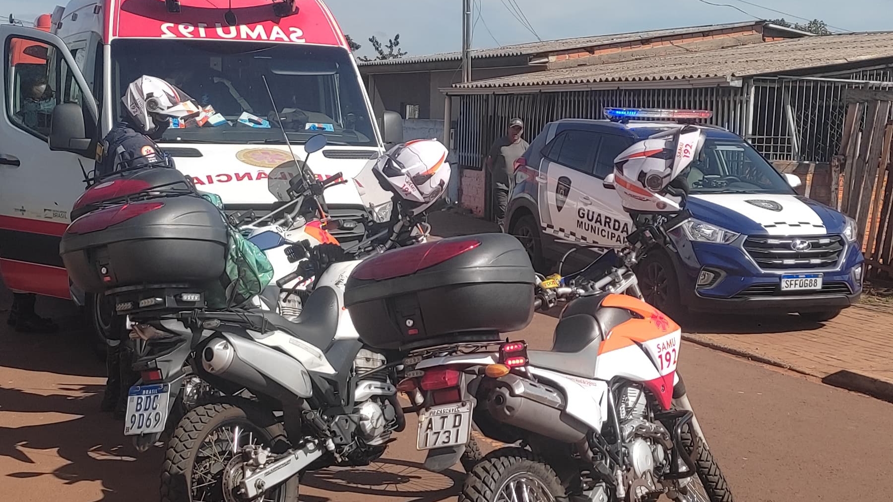 Samu reverte parada cardiorrespiratória em idoso após acionamento da GM em Cascavel