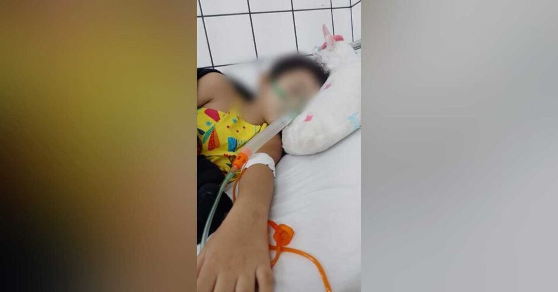 Mãe clama por vaga hospitalar para filha com pneumonia