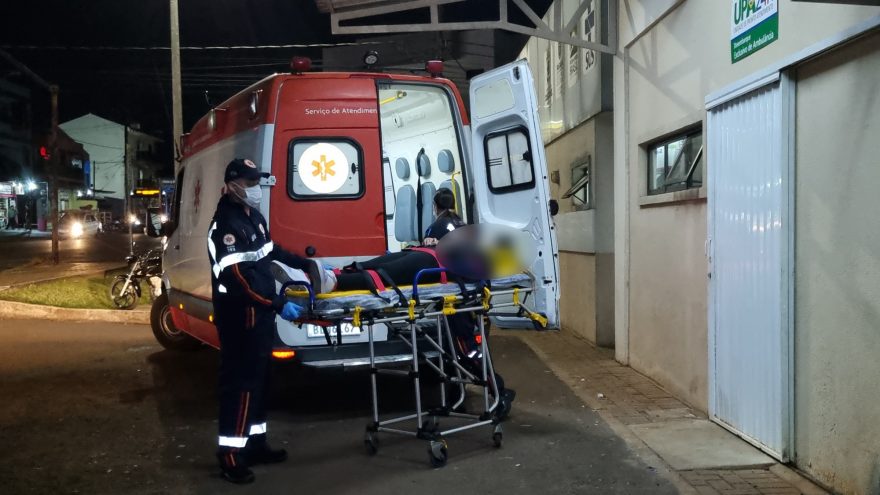Adolescente com patinete sofre queda na Rua Leonardo da Vinci e fica ferida