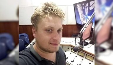 Imagem referente a Douglas Carmelengo é o jovem que teve infarto fulminante e morreu em frente à Igreja Nossa Senhora do Rocio