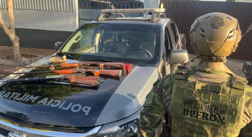 Operação Protetor: homem é preso com três armas de fogo em Terra Roxa Operação Protetor: homem é preso com três armas de fogo em Terra Roxa