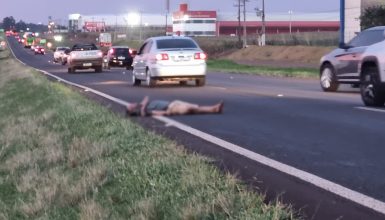 Imagem referente a Fatalidade em Cascavel: Pedestre perde a vida em atropelamento na BR-277