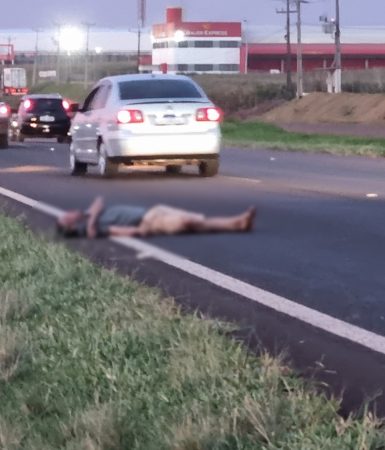 Imagem referente a Fatalidade em Cascavel: Pedestre perde a vida em atropelamento na BR-277