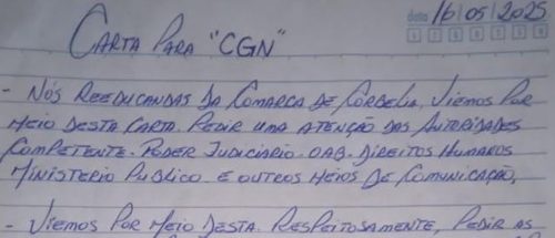 Detentas da Cadeia Pública de Corbélia denunciam superlotação e condições desumanas Detentas da Cadeia Pública de Corbélia denunciam superlotação e condições desumanas