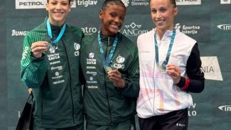 Ginástica brasileira faz dobradinhas em Copa do Mundo na Eslovênia Ginástica brasileira faz dobradinhas em Copa do Mundo na Eslovênia