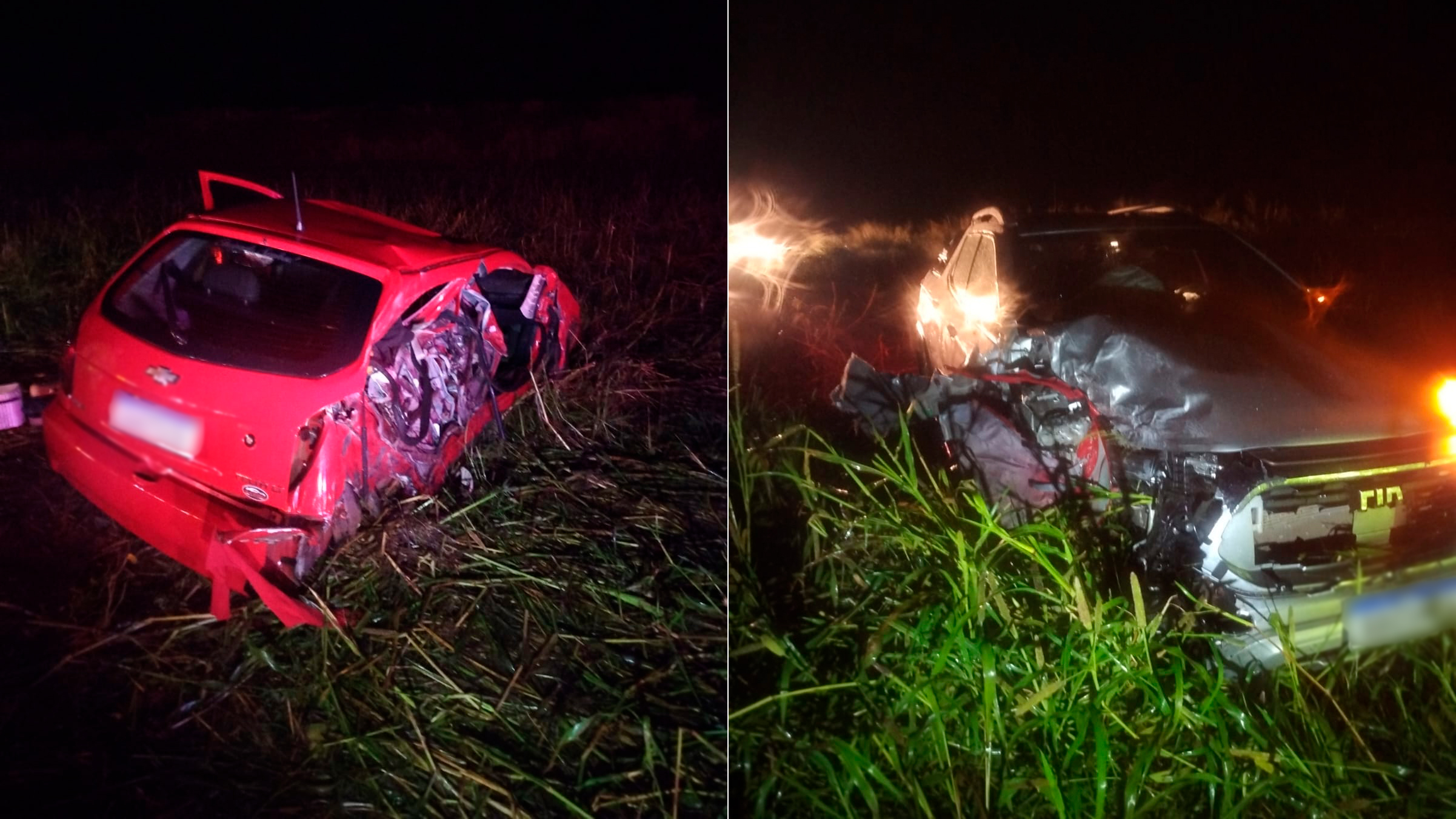 Colisão entre dois veículos deixa mulher ferida na BR-277, em Cascavel Colisão entre dois veículos deixa mulher ferida na BR-277, em Cascavel