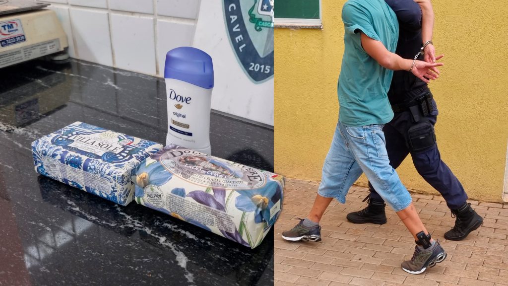 Ladrão enjoado furta sabonetes de R$ 50 e desodorante em supermercado Ladrão enjoado furta sabonetes de R$ 50 e desodorante em supermercado