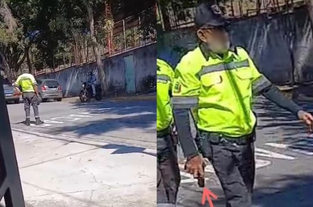 Agente de trânsito é afastado após disparar arma em frente a escola