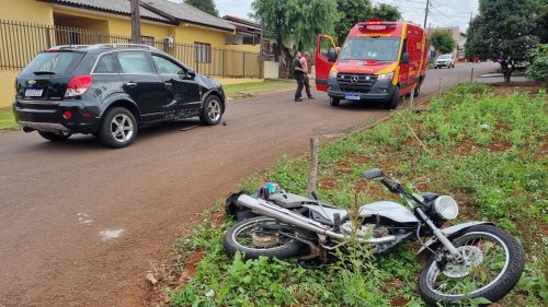 Acidente de trânsito deixa vítima no Cascavel Velho