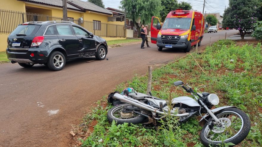 Acidente de trânsito deixa vítima no Cascavel Velho