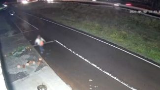 Imagens mostram menino correndo desesperado e pedindo por socorro em Cascavel