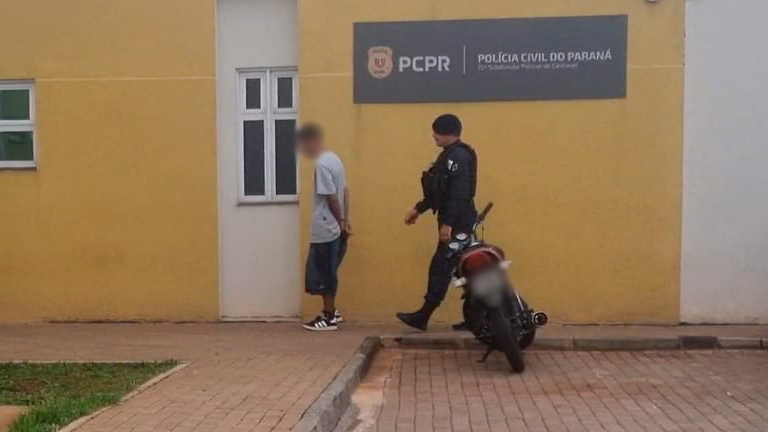 Adolescente é apreendido pela Guarda Municipal pilotando moto adulterada em Cascavel