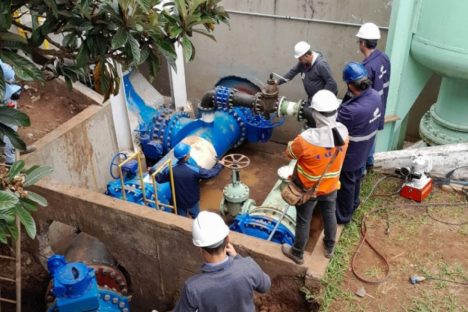 Entra em operação a nova adutora de água bruta da Sanepar em Ponta Grossa Entra em operação a nova adutora de água bruta da Sanepar em Ponta Grossa