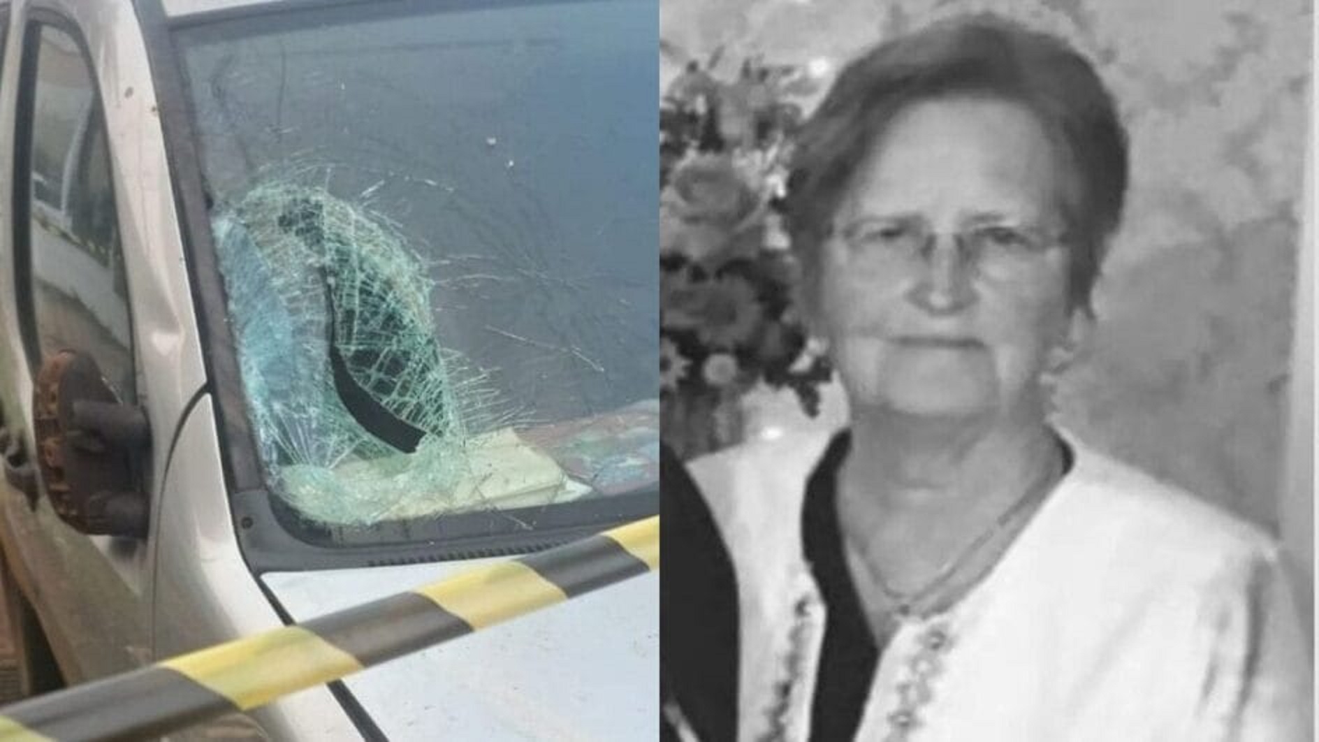 Idosa morre atropelada por veículo furtado
