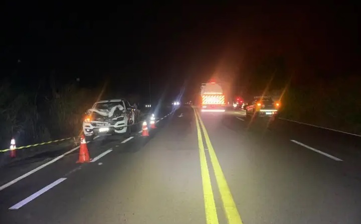 Pedestre morre atropelado por caminhonete na PR-323 em Tuneiras do Oeste