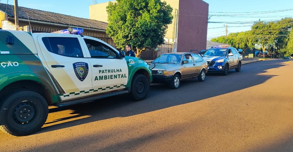 Gol furtado em frente ao HUOP é localizado pela Guarda Municipal no Bairro Santo Onofre