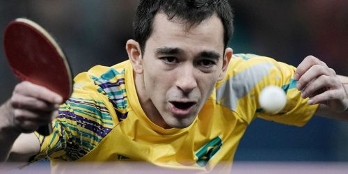Imagem referente a Calderano é vice-campeão mundial inédito no tênis de Mesa em campanha