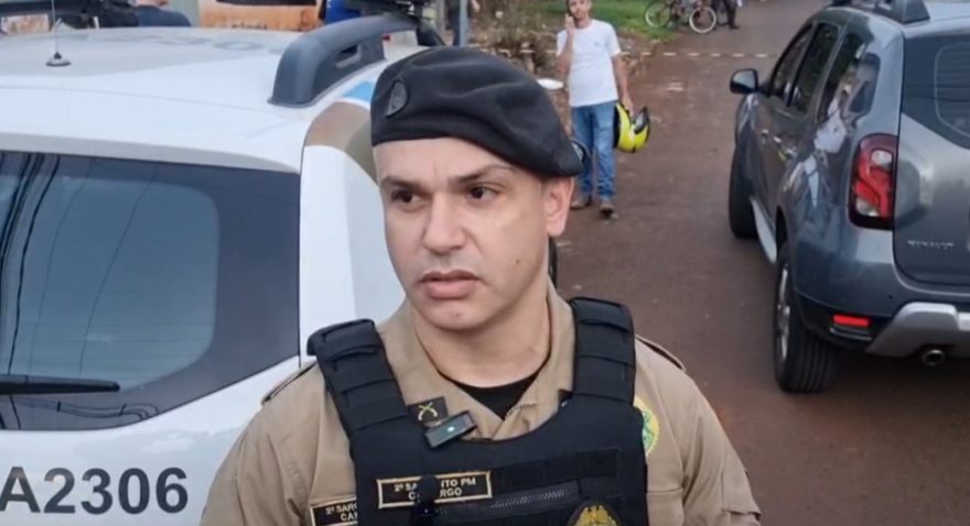 Polícia Militar fala sobre prisão em flagrante após homicídio em Santa Tereza do Oeste